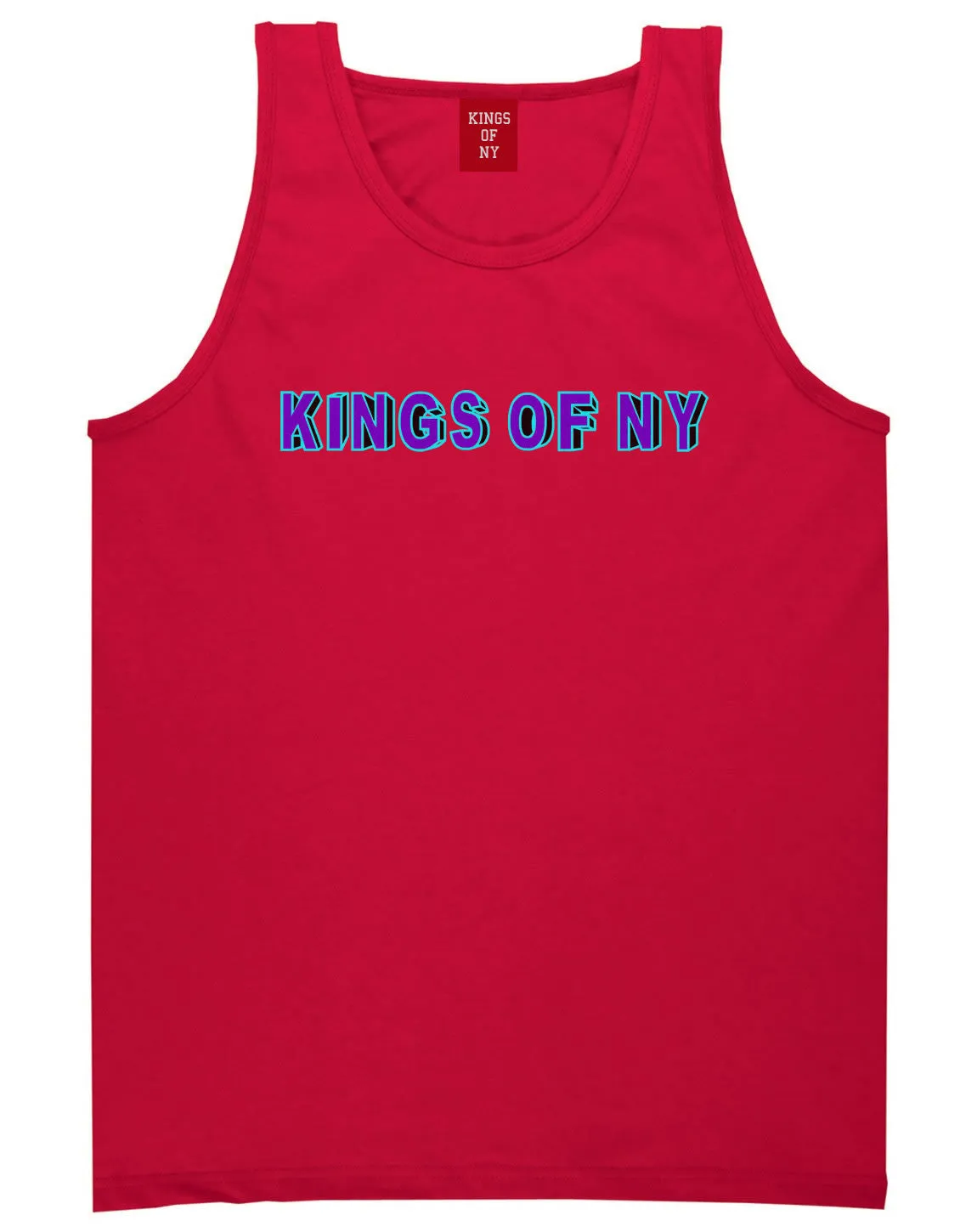 Kings Of NY Bright Block Letters Fall15 Tank Top