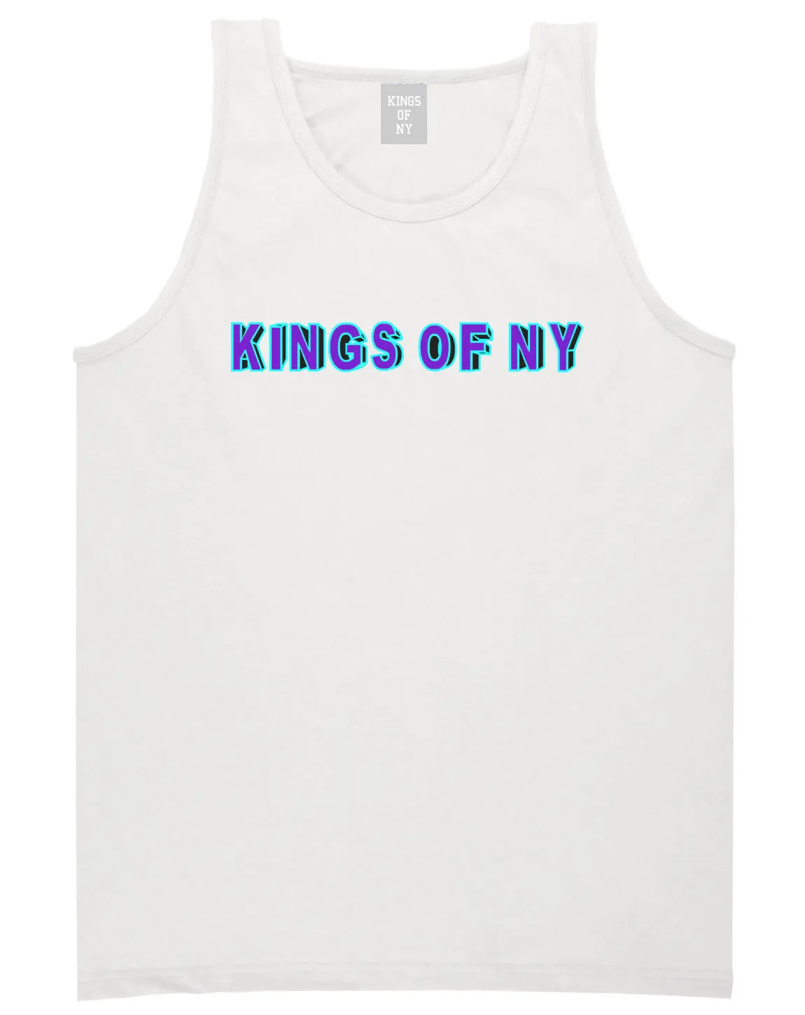 Kings Of NY Bright Block Letters Fall15 Tank Top