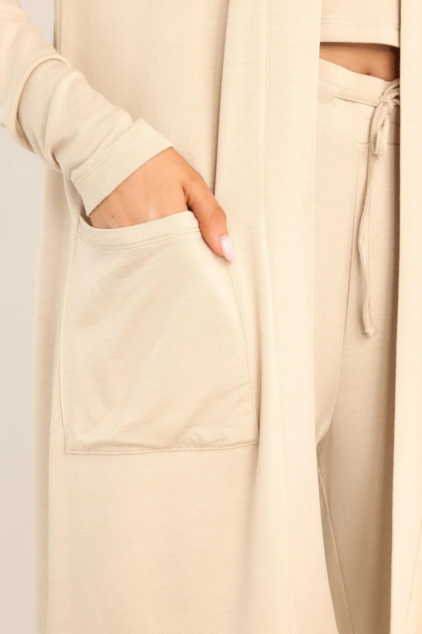 Laidback Natural Beige Cardigan