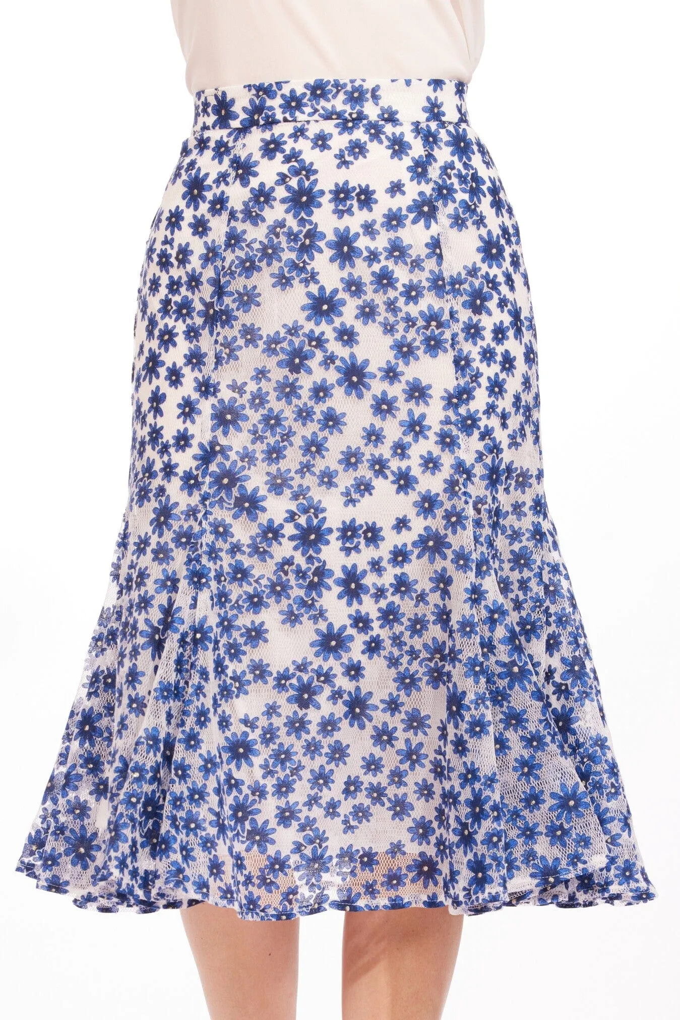 Ligaro Skirt - Blue Bonnett