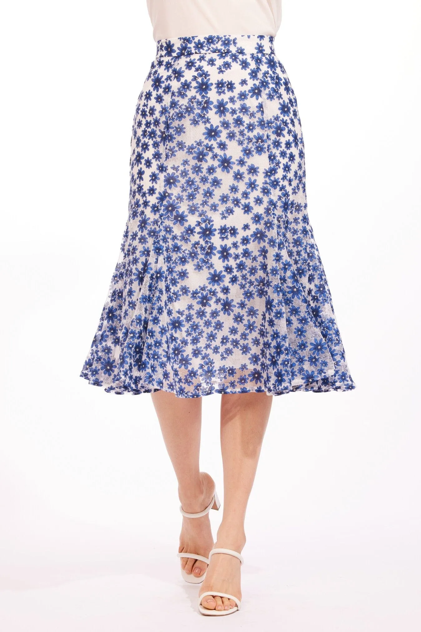 Ligaro Skirt - Blue Bonnett