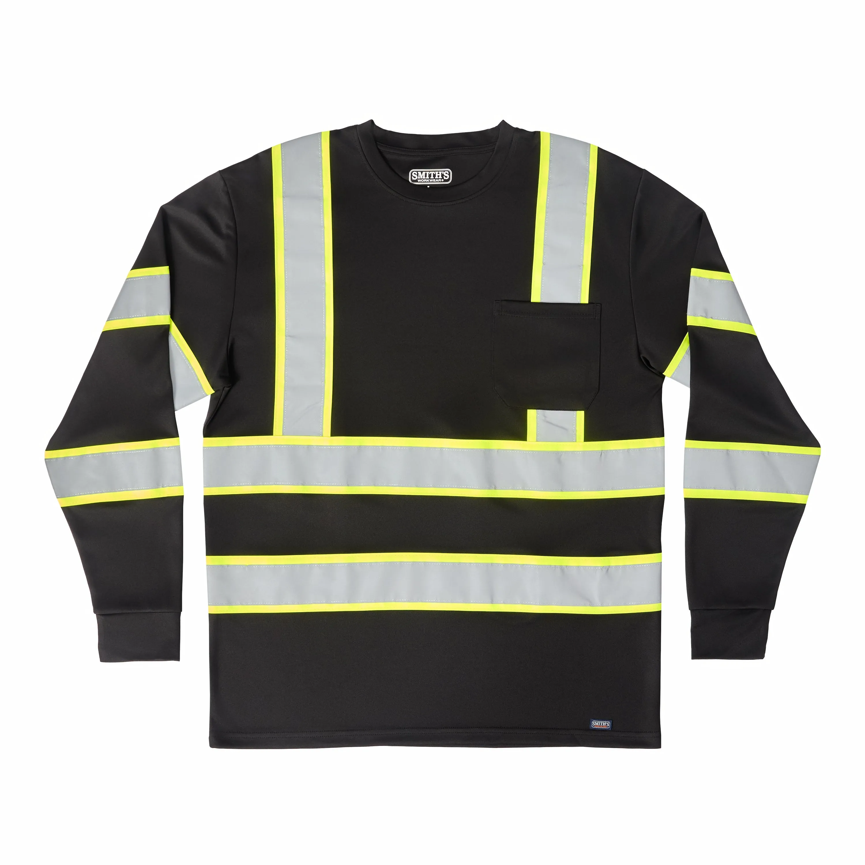 LONG SLEEVE HIGH VISIBILITY REFLECTIVE SAFETY TEE