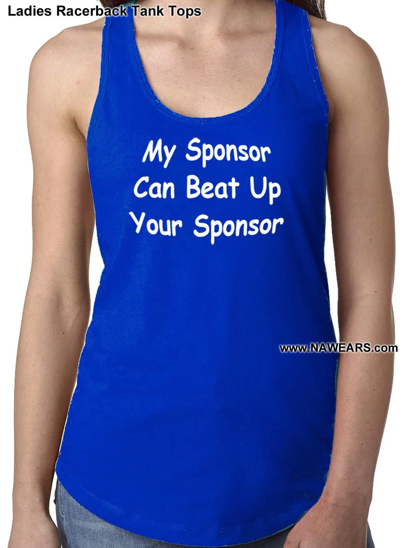 ltt- My Sponsor Can Ladies Tank Tops