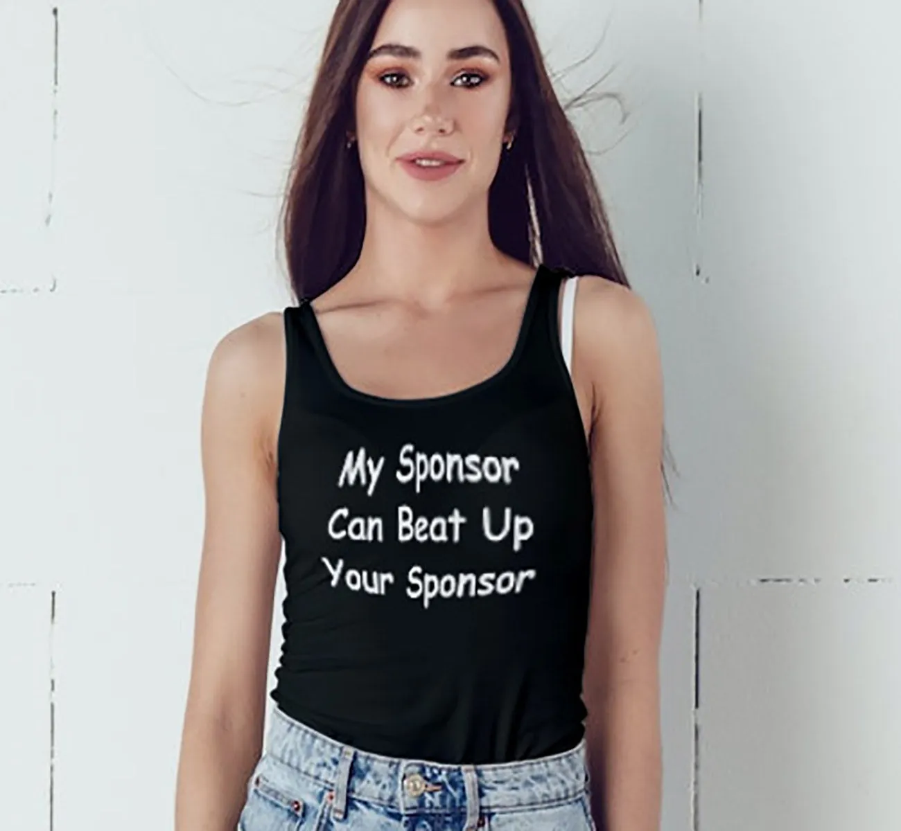 ltt- My Sponsor Can Ladies Tank Tops