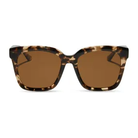 MEREDITH - ESPRESSO TORTOISE   BROWN   POLARIZED SUNGLASSES