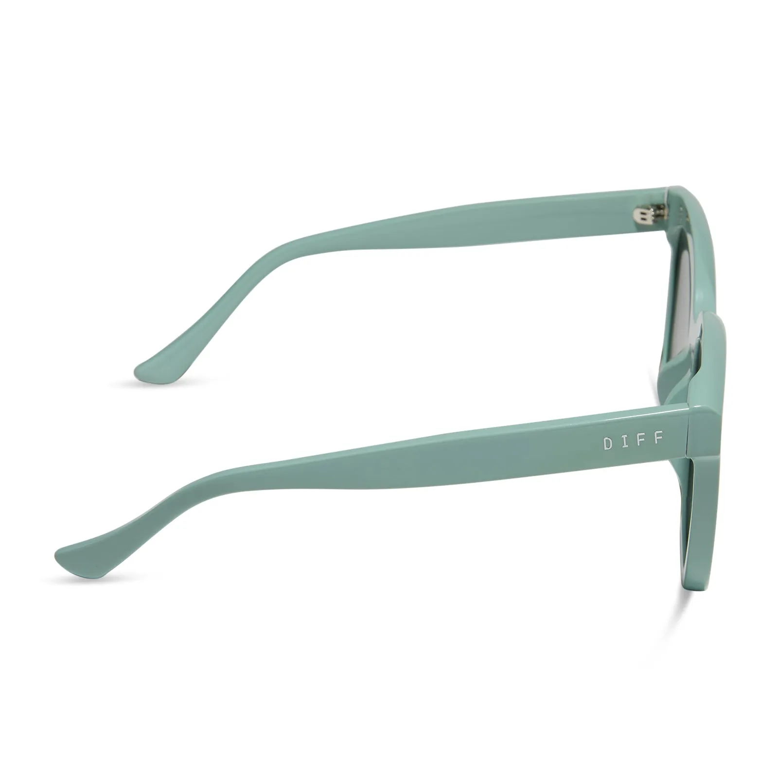 MEREDITH - STEEL TEAL   GREY GRADIENT   POLARIZED SUNGLASSES