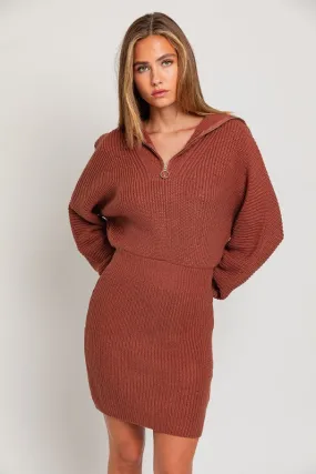 Modern Days Knit Sweater Dress