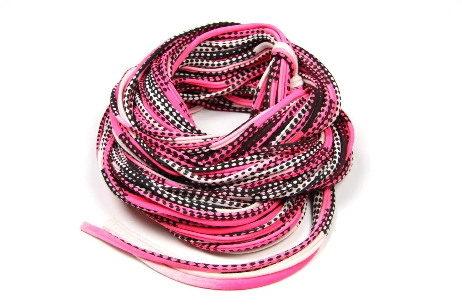 Necklush Chunky Scarf / Hot Pink & Black / Unisex