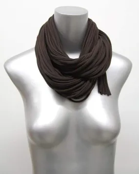 Necklush Cowl Scarf / Brown / Unisex