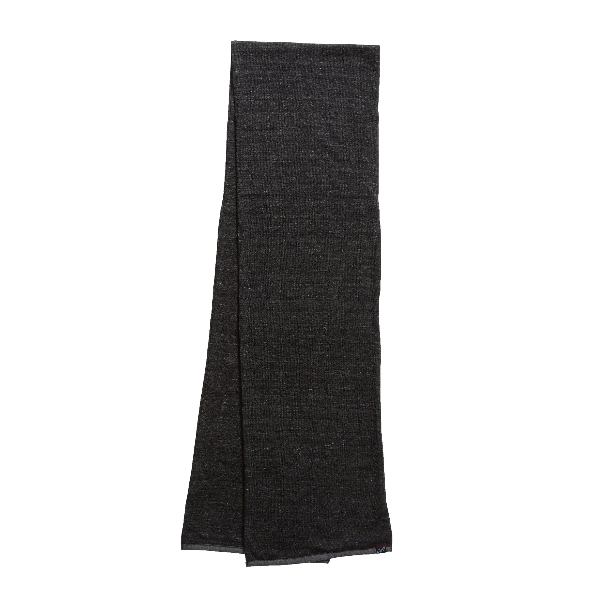 New Windsor Double Cloth Cotton Scarf - Charcoal