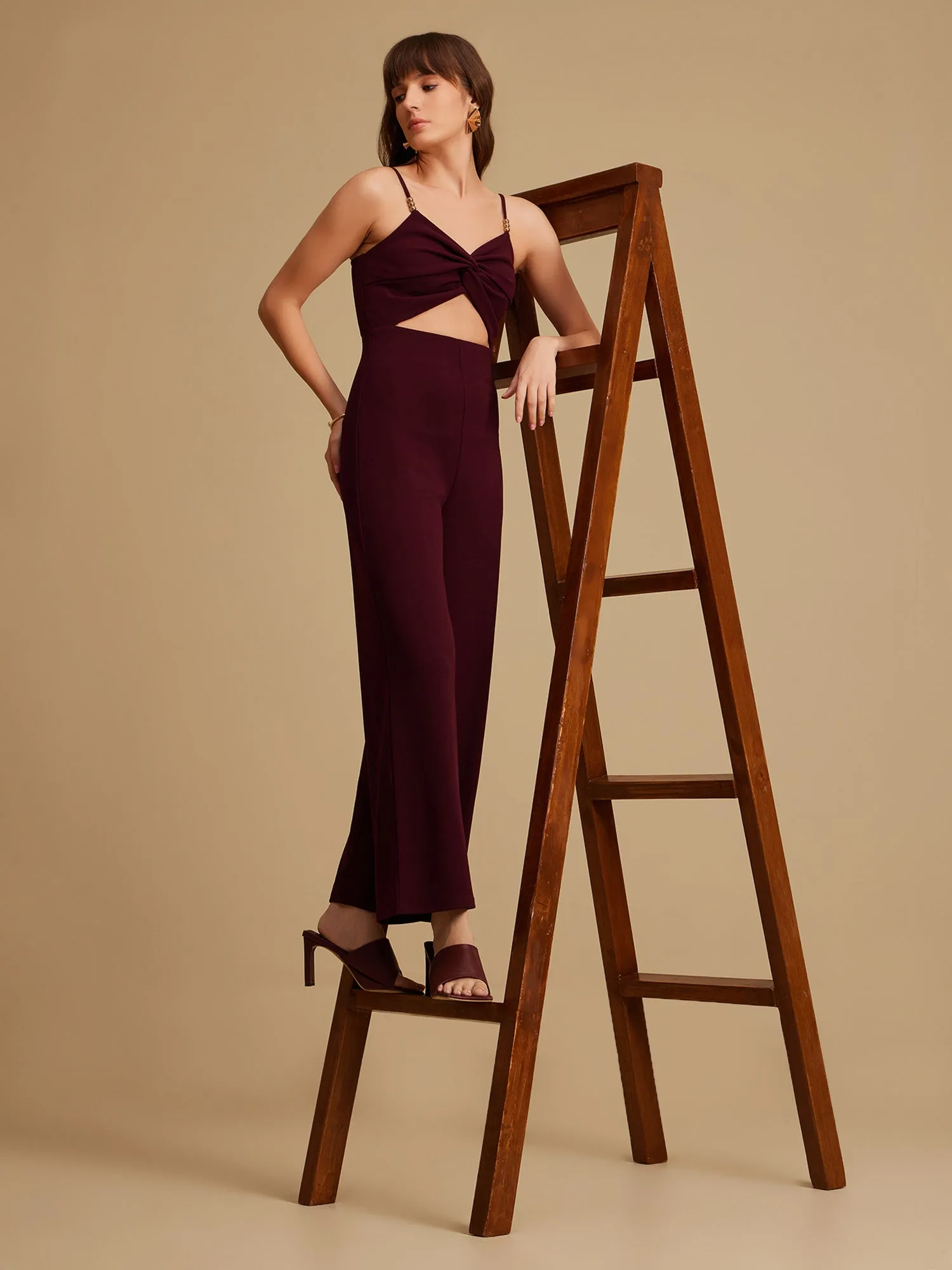 Norma Twist Knot Jumpsuit