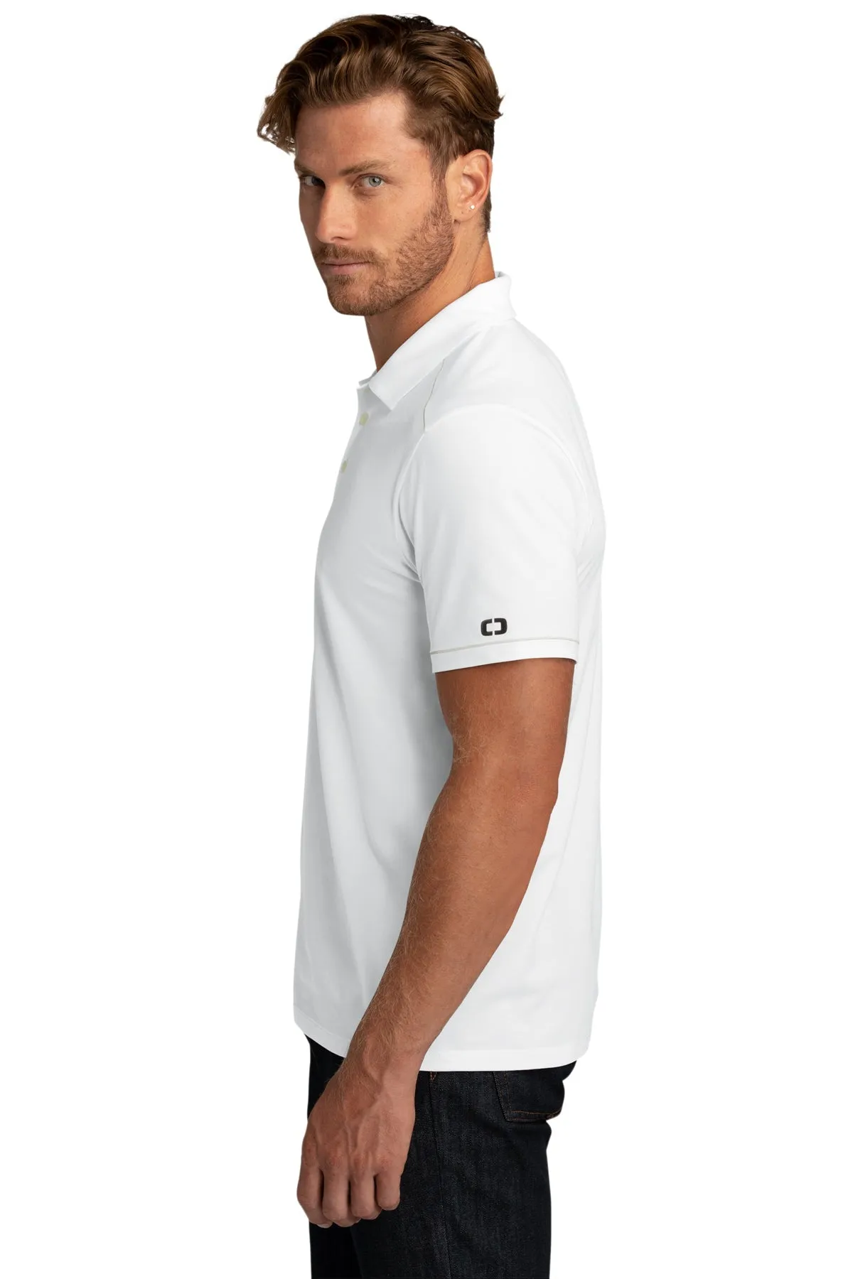 OGIO Code Stretch Polo Bright White