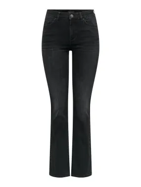 Onlblush Mid Flared Dnm Ta - Black Denim