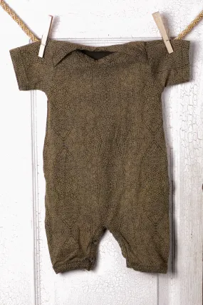 Organic Romper Onesie - Leaf Green