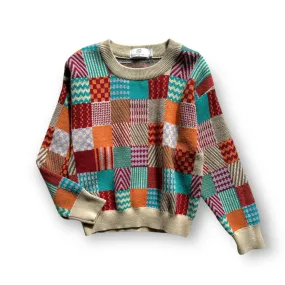 Patchwork Oversized Pullover