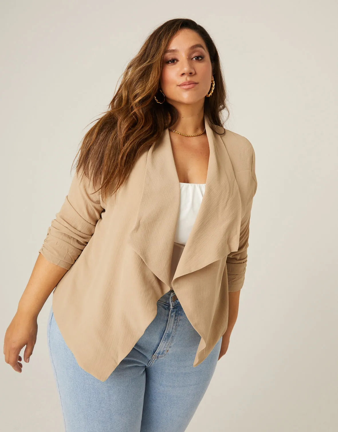 Plus Size Lauren Flowy Cardigan