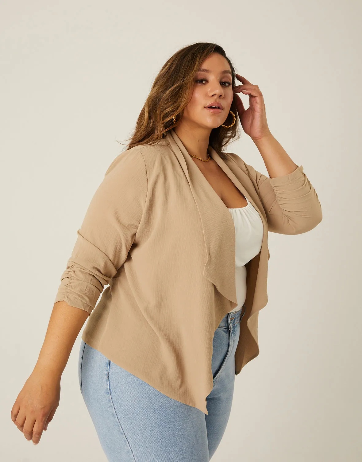 Plus Size Lauren Flowy Cardigan