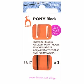 Pony Hand Sewing Knitters Needles Size 14 and 17