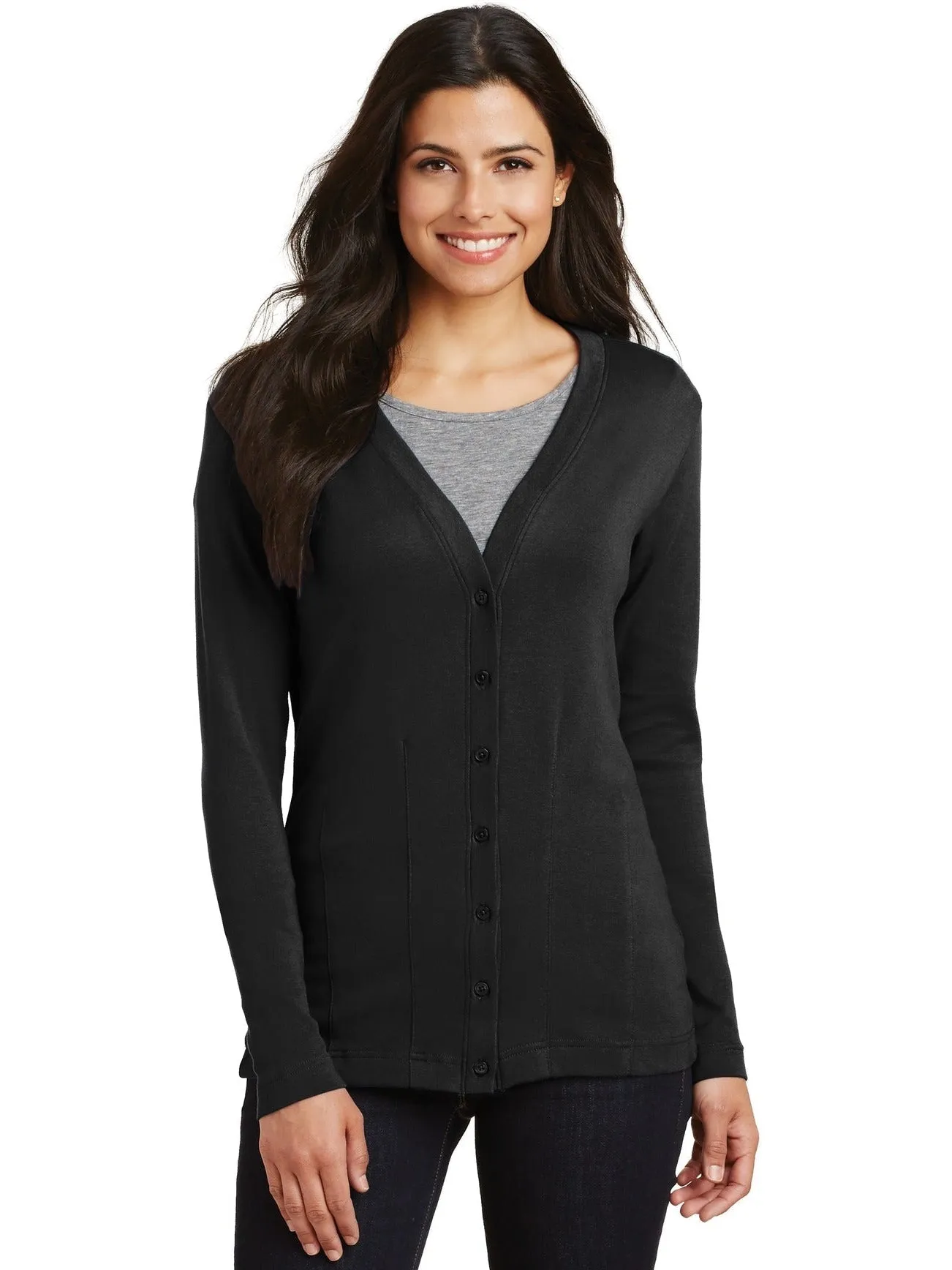 Port Authority Ladies Modern Stretch Cotton Cardigan