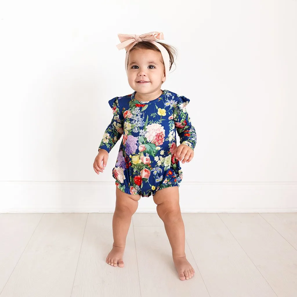 Posh Peanut Ruffle Bubble Romper - Carmen