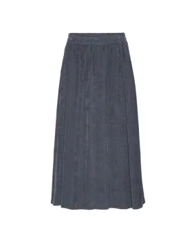 Project AJ117 Hailey Midnight Blue Cord Midi Skirt - UK8