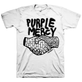 Purple Mercy "Beware" White T-Shirt