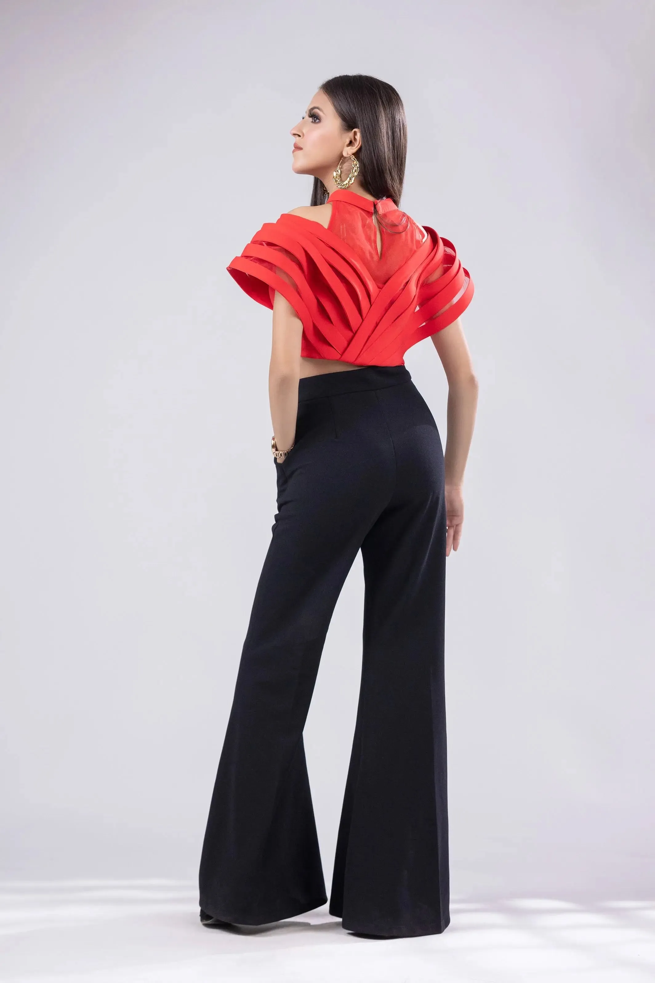 Red Halterneck Top