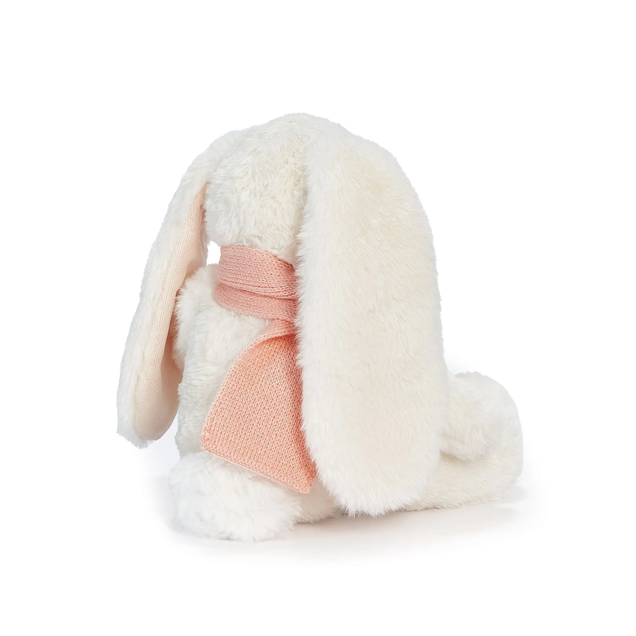 RETIRED - Holiday Wee Nibble Cream Bunny - Pink Scarf