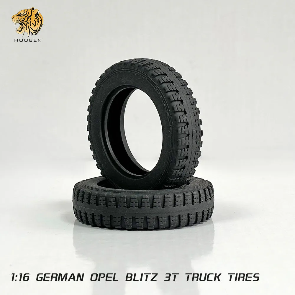 Rubber Tires for All Hooben Wheeled Armored Vehicles 1/16 BTR-4&M1126&HIMARS&OPEL& 1/10 FAUN SLT-56