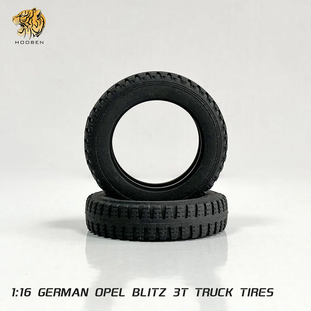 Rubber Tires for All Hooben Wheeled Armored Vehicles 1/16 BTR-4&M1126&HIMARS&OPEL& 1/10 FAUN SLT-56