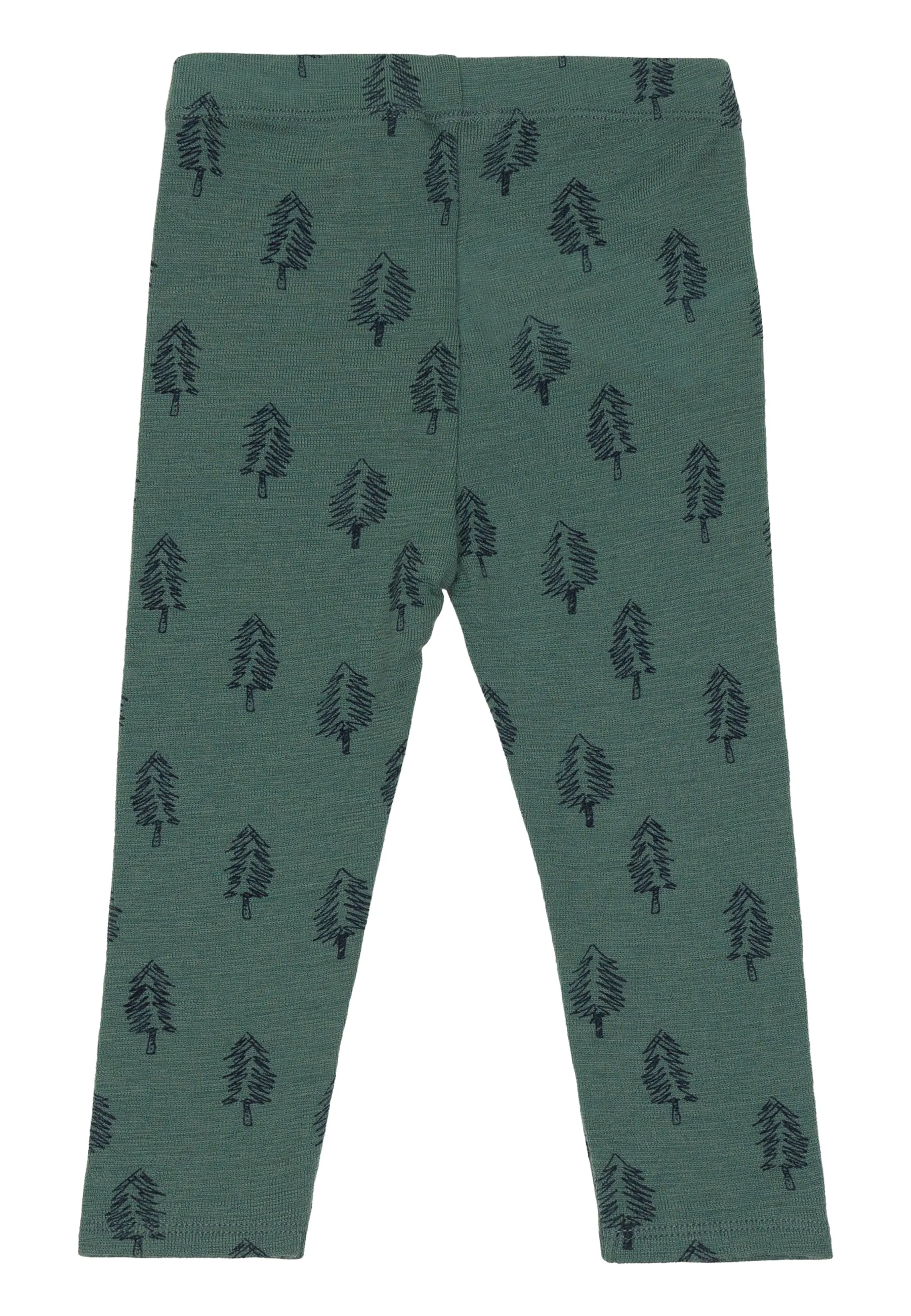 SGBPaula Baby Tree Uld Leggings - Dark Forest