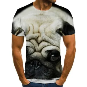 shirt dog tee shirt Puppy Cute animal Cool art costume men's big Smart dogs