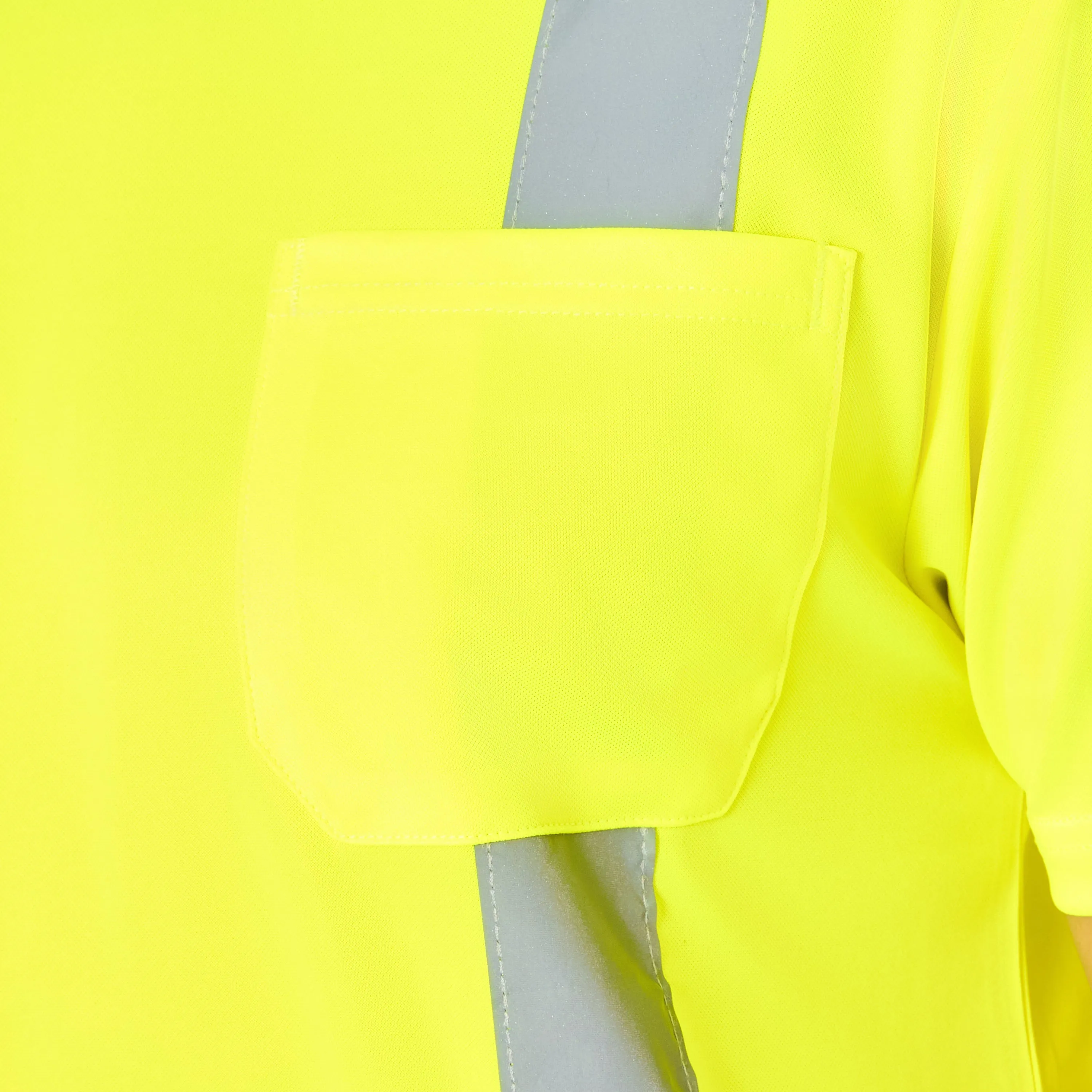 SHORT SLEEVE HIGH VISIBILITY REFLECTIVE SAFETY TEE