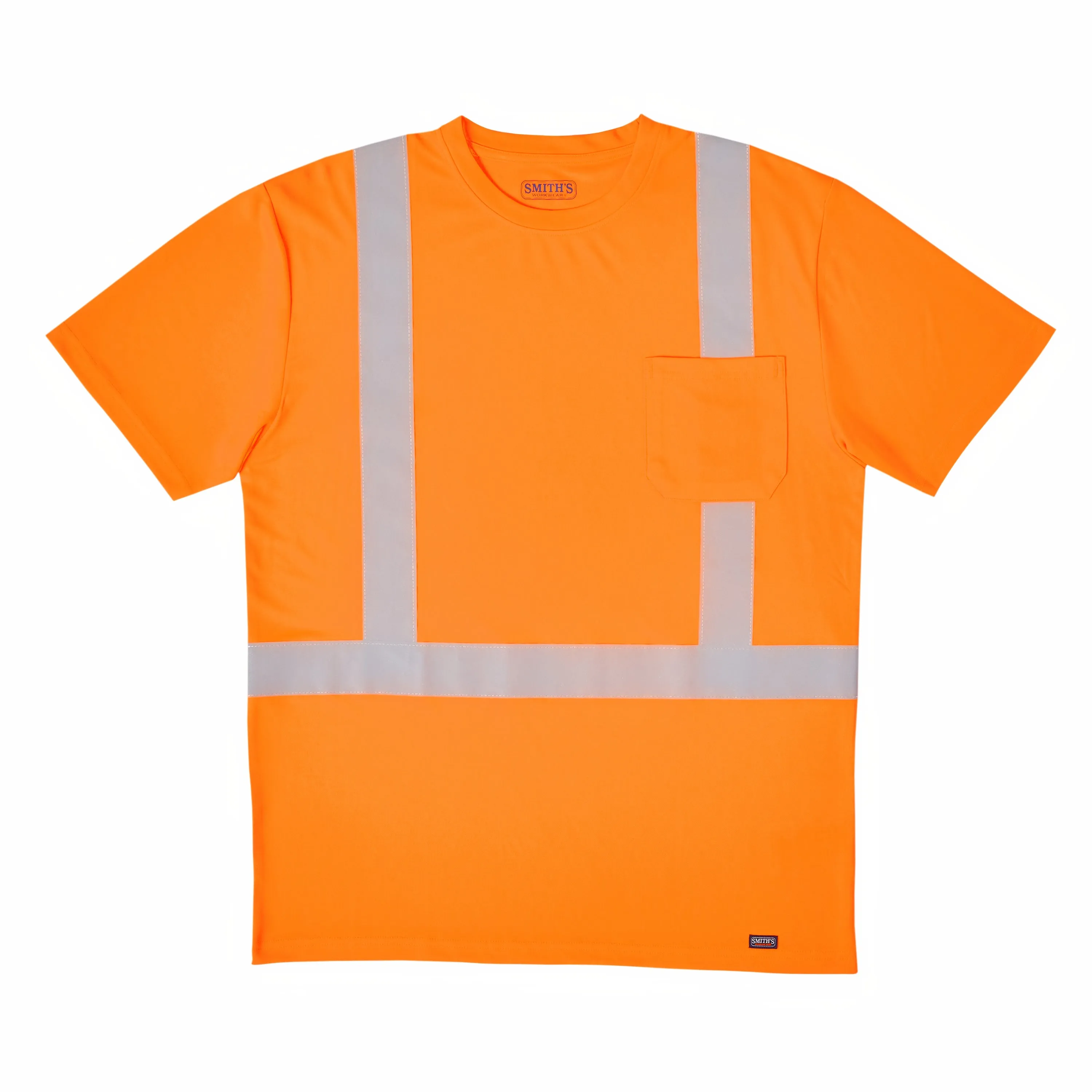 SHORT SLEEVE HIGH VISIBILITY REFLECTIVE SAFETY TEE