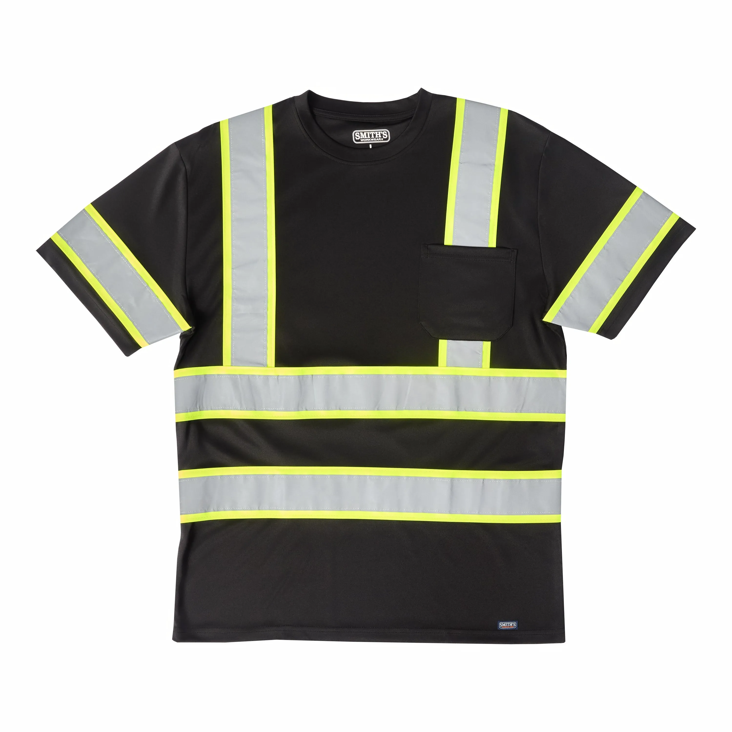 SHORT SLEEVE HIGH VISIBILITY REFLECTIVE SAFETY TEE