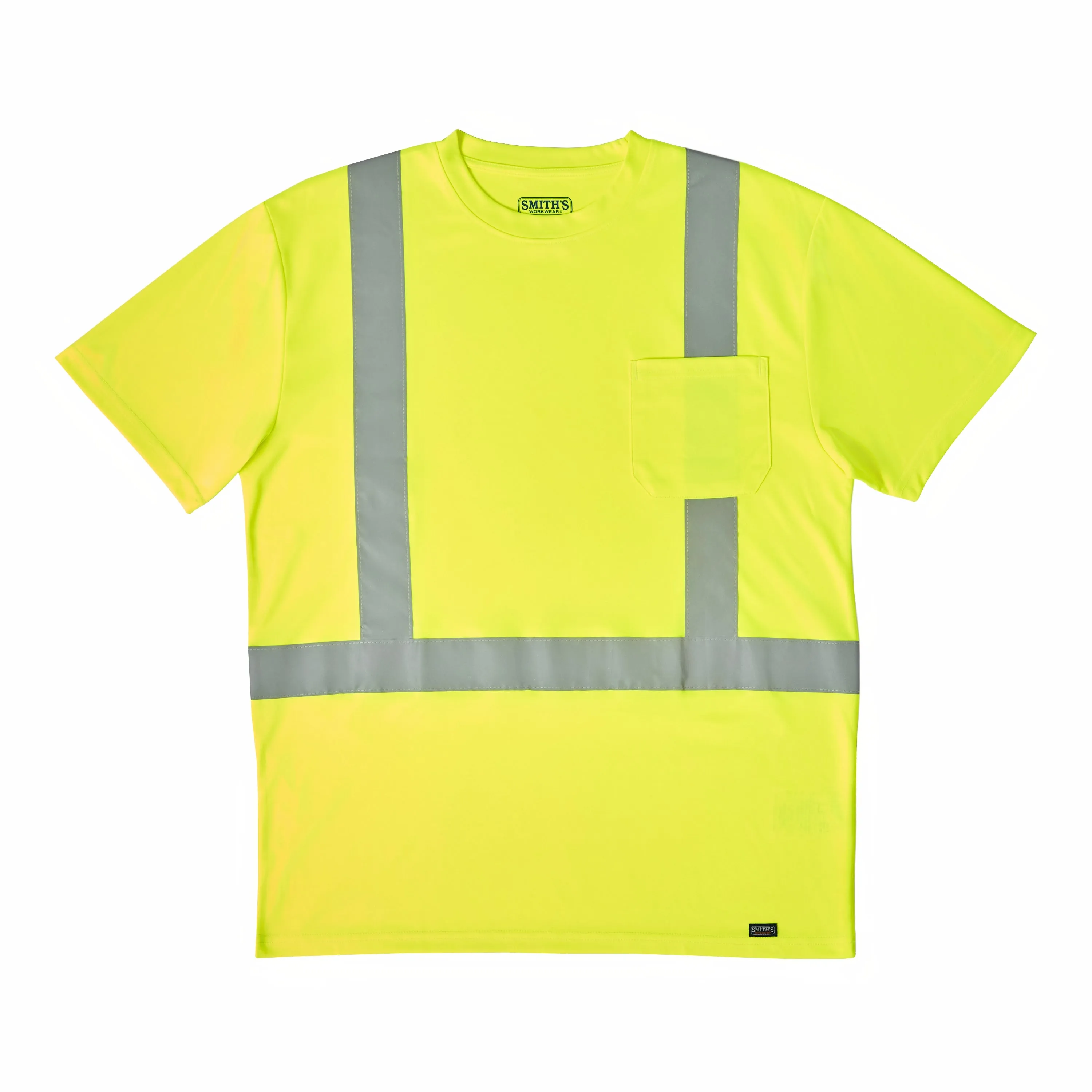 SHORT SLEEVE HIGH VISIBILITY REFLECTIVE SAFETY TEE