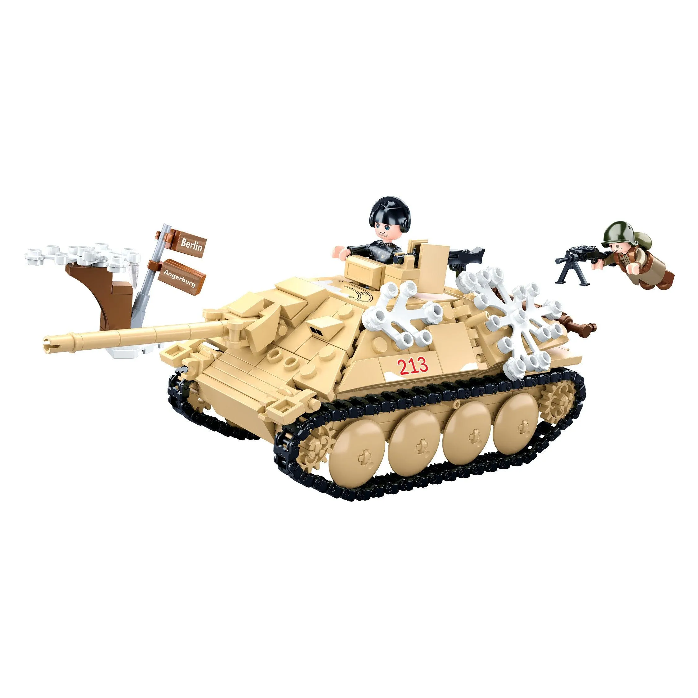 Sluban Tank Destroyer, Building Blocks For Ages 6 