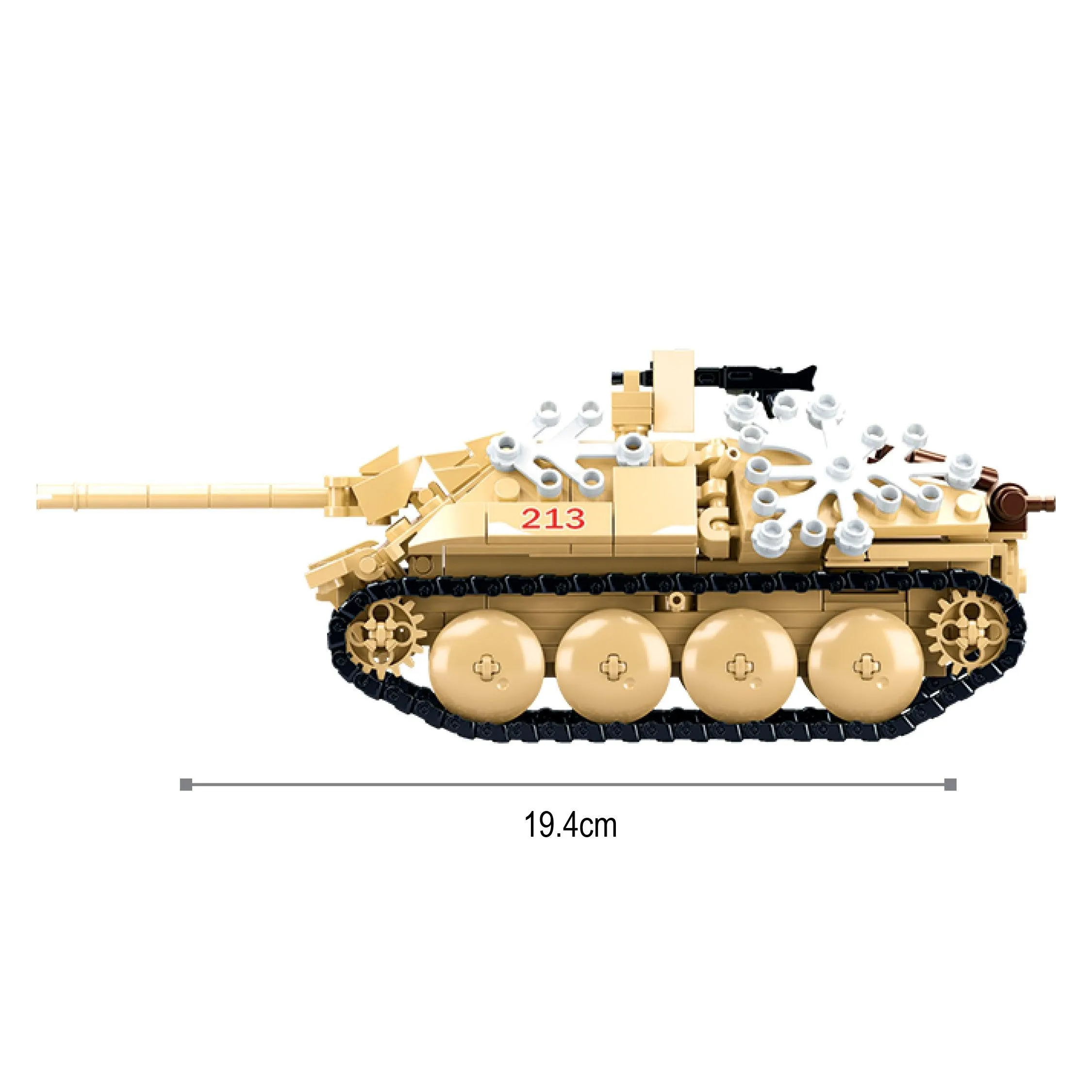 Sluban Tank Destroyer, Building Blocks For Ages 6 