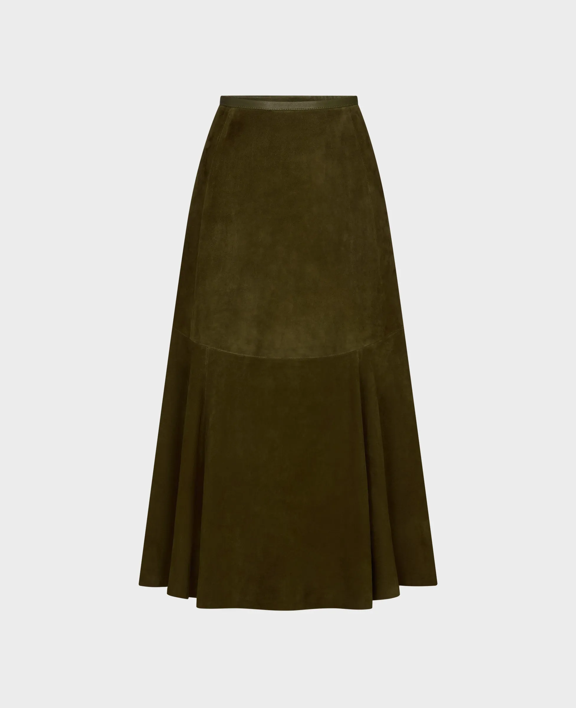 Suede Flippy Skirt