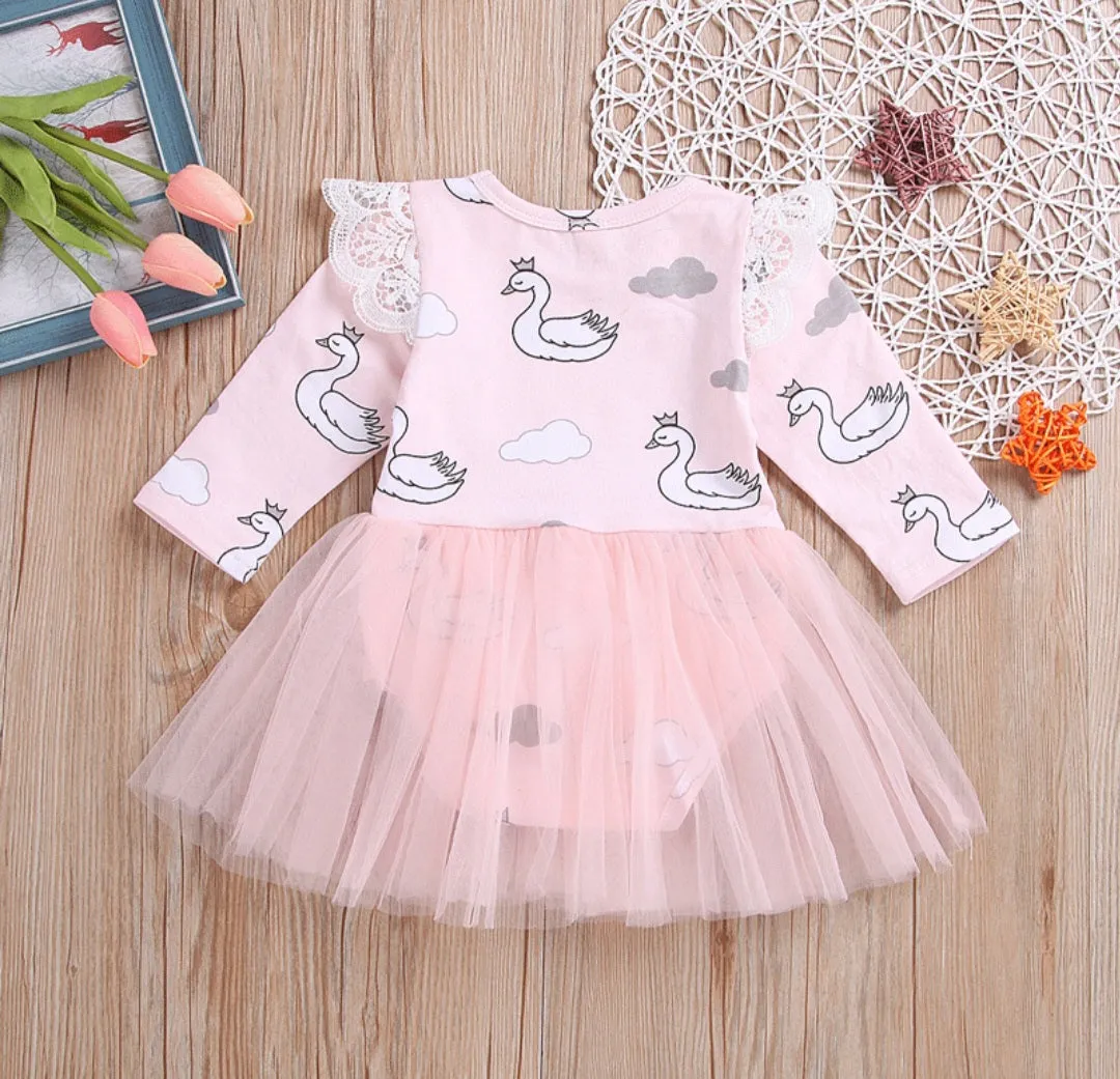 Swan Romper with Romantic Tutu #1000272