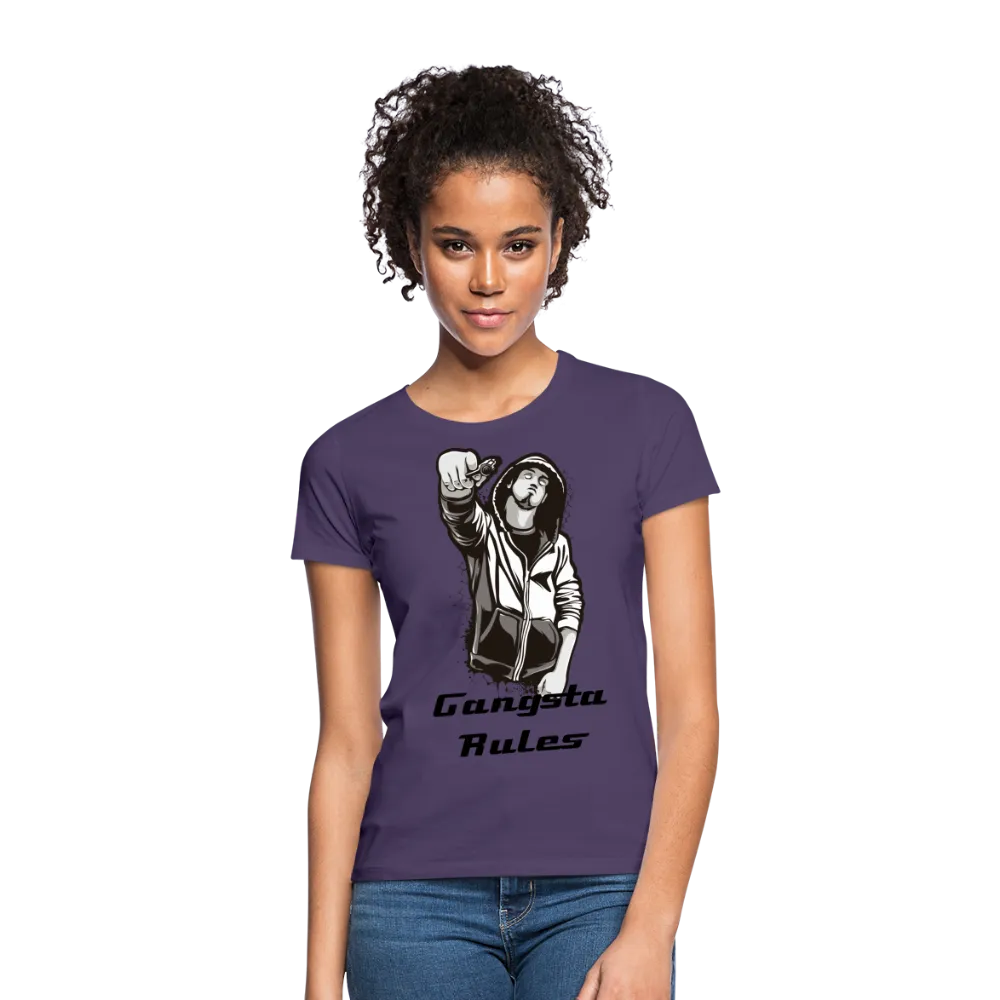 T-shirt Femme "Gangsta rules"