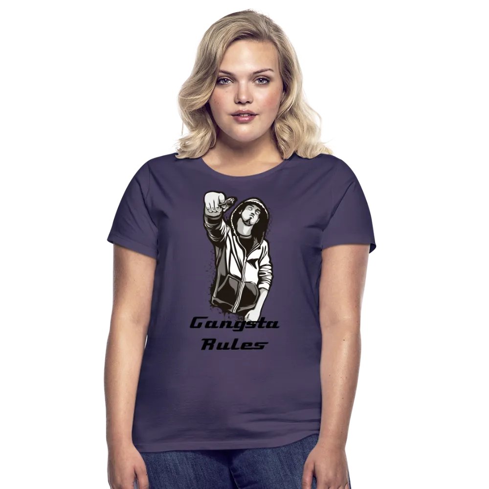 T-shirt Femme "Gangsta rules"