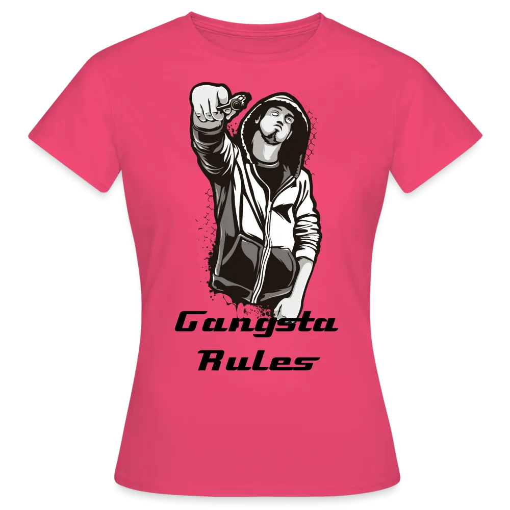 T-shirt Femme "Gangsta rules"