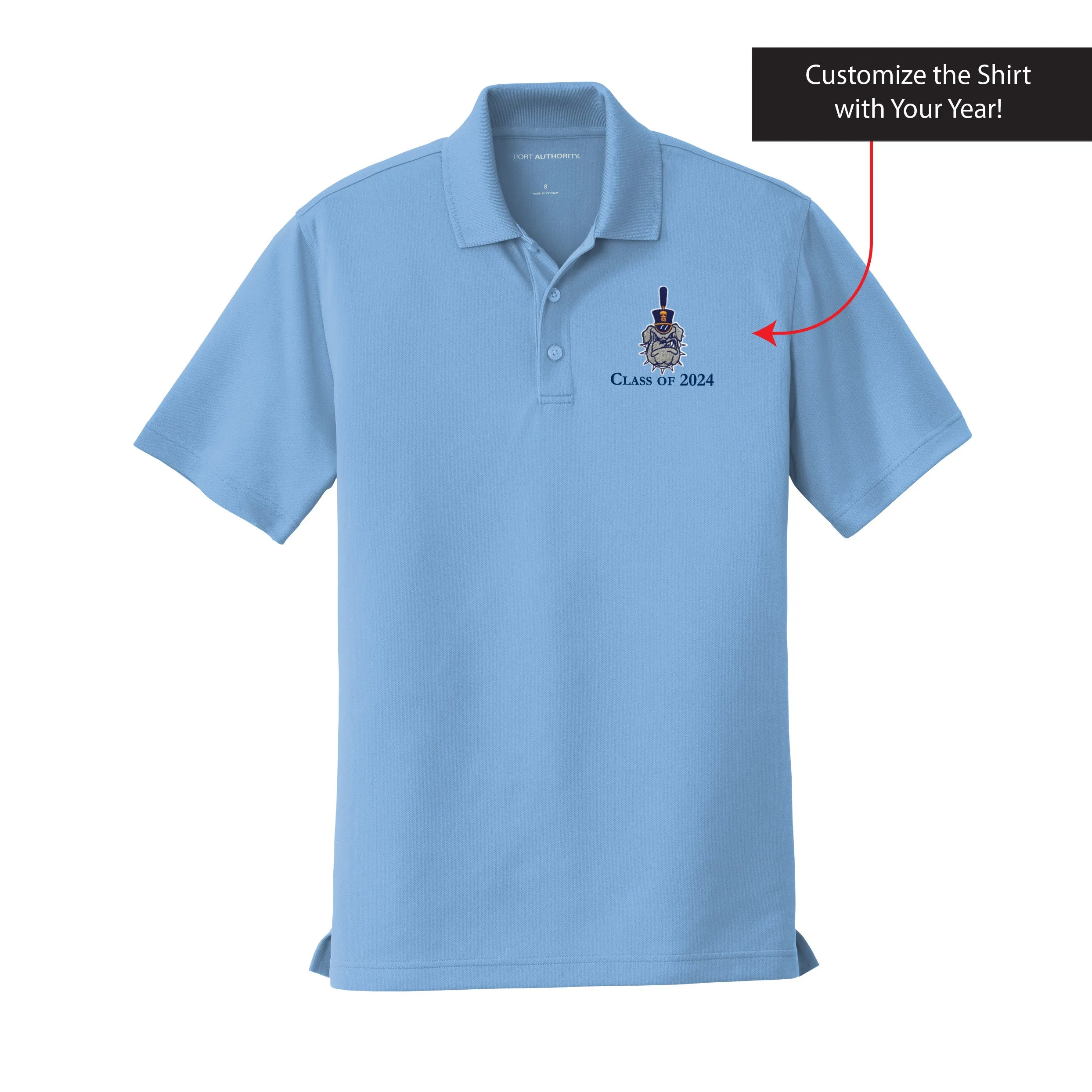 The Citadel, Spike, Customizable (Your Year), UV Micro-Mesh Polo Shirt