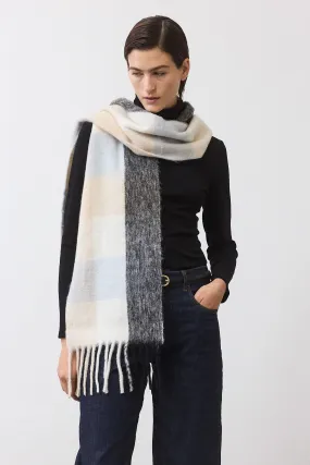 The Plaid Wool Mohair Scarf