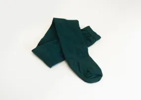 Tights - Green Cotton - Adult Sizes