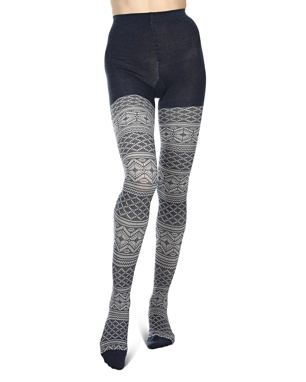 Traditional Geometric Lifestyle Sweater Tights