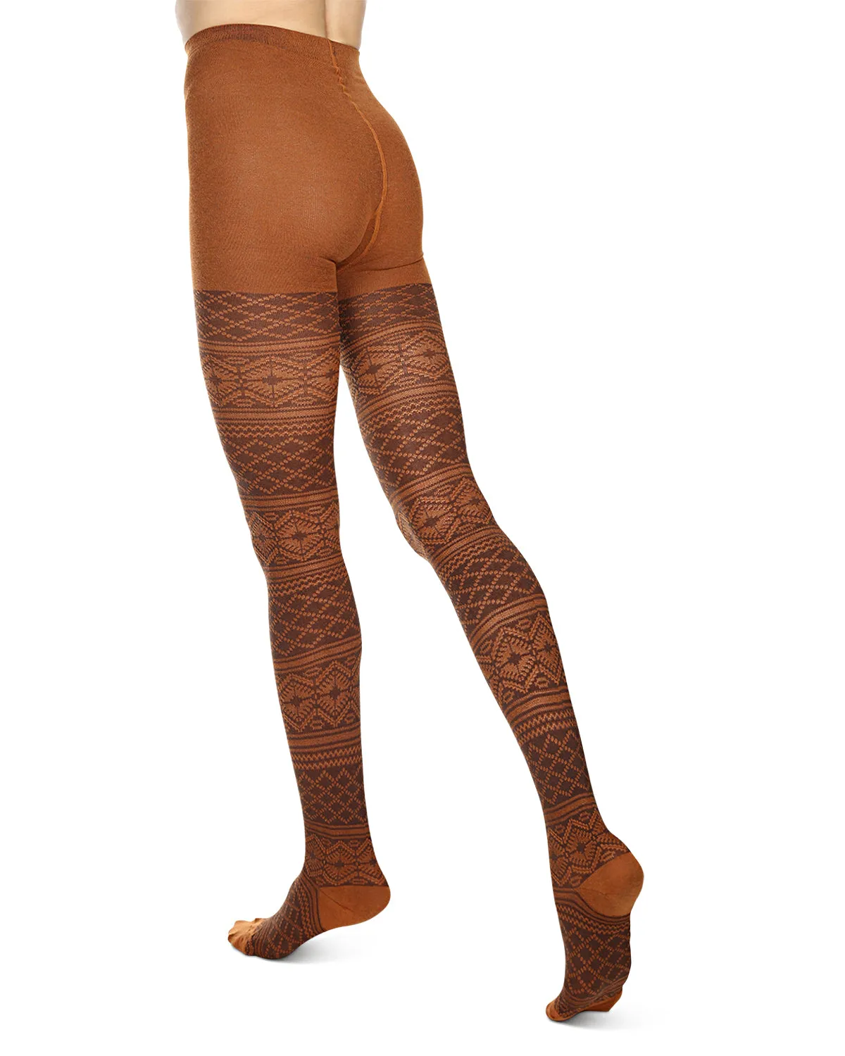 Traditional Geometric Lifestyle Sweater Tights