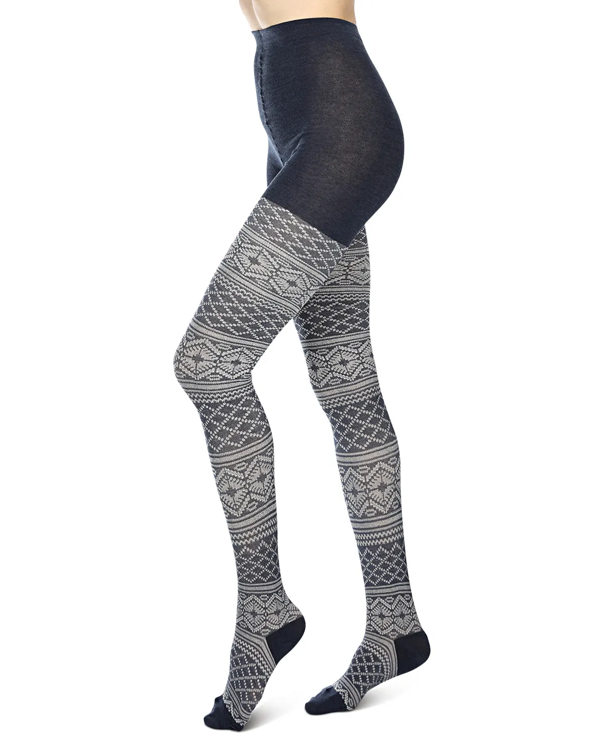 Traditional Geometric Lifestyle Sweater Tights