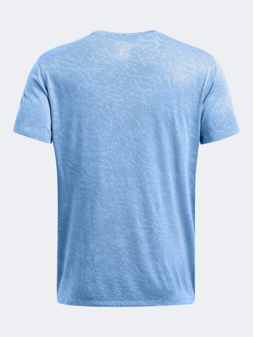 Under Armour Launch Camo Men Running T-Shirt Blue/Reflective